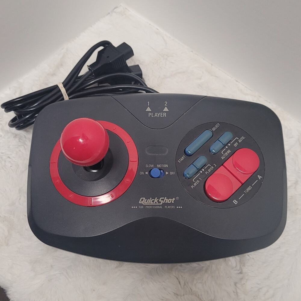 Vintage QuickShot QS-128N Maverick 2 arcade joystick controller